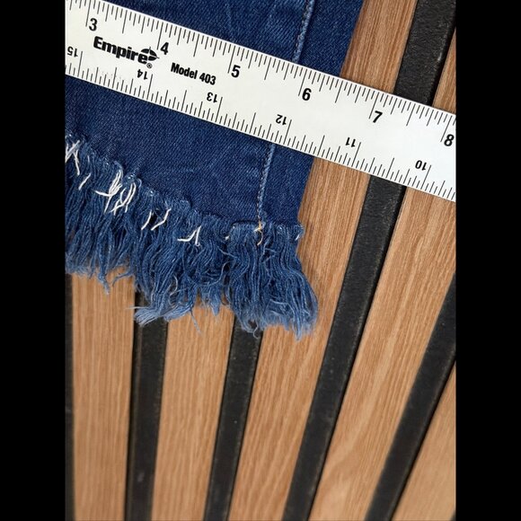 Frame Jeans 26 Womens Blue Le High Straight Frayed Acid Wash Ankle - Picture 6 of 8
